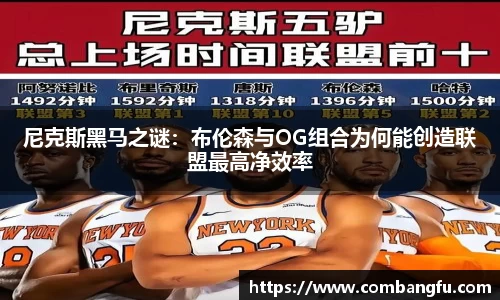 尼克斯黑马之谜：布伦森与OG组合为何能创造联盟最高净效率