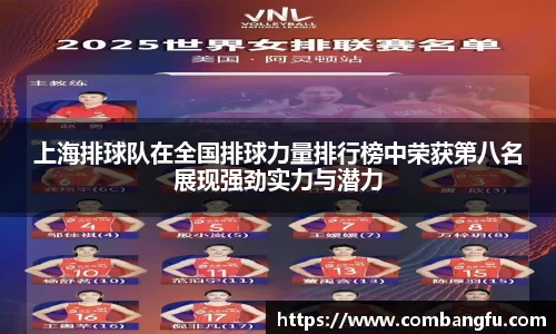上海排球队在全国排球力量排行榜中荣获第八名展现强劲实力与潜力